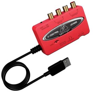 UCA222 Interfaz de Audio USB a RCA para Grabación - Behringer.