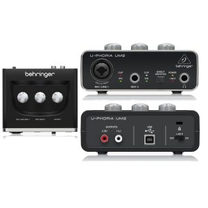 UM2 Interfaz de Audio USB 2 CH Behringer.