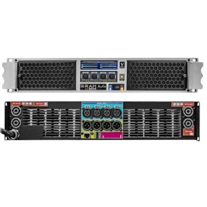 V 9004 Amplificador de Audio 4 Canales Tipo Touring 9040W Doble fuente de Alimentacion LCD Control RAM Audio