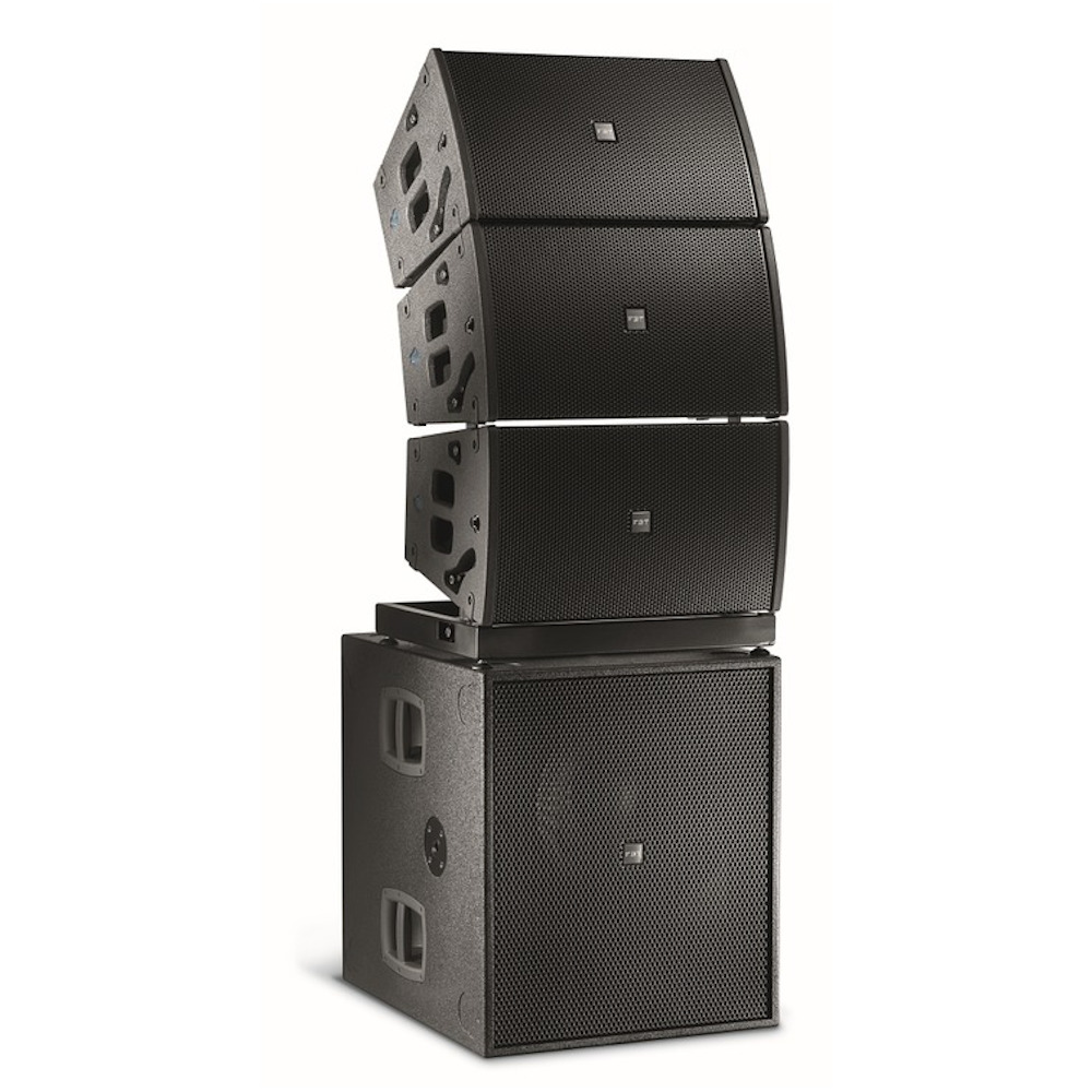 VHA 406A Cabina line array amplificada de 2 vías vertical - horizontal. 600W + 300W. 4 X 6.5" + 1 X 1.4". SPL 128/133 dB. 90° X 20°. DSP. FBT - Imagen 4