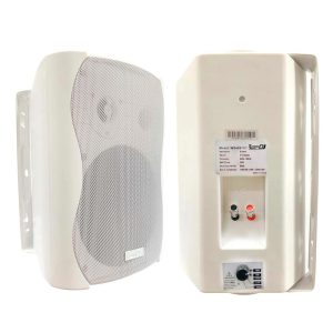 WS40S-WT Bafle Ambiental Pasivo 4" 20W; 86dB; OHM / Transformador; Color Blanco; ProDj.