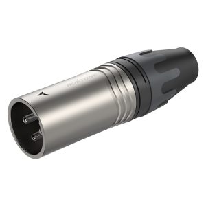 XM3NT Plug XLR Niquelado 3 Polos Roxtone.