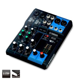 MG06 Mixer 6 Canales 2 Mic /6 Línea (2 mono + 2 estéreo); 1 bus Estéreo Yamaha.