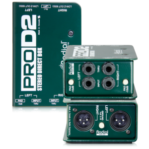 PRO D2 Radial Caja Directa estéreo para teclados