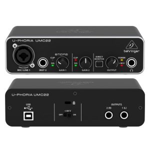 UMC22 Interfaz de Audio USB Behringer
