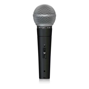 SL85S Micrófono de Mano Dinámico Cardioide XLR con Swiche - 150 dB - Behringer.