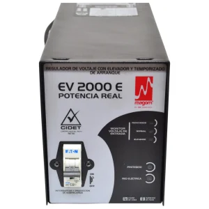 EV 2000E Estabilizador con Elevador - 2000W - 75 – 140 VAC – 60 Hz - Magom.