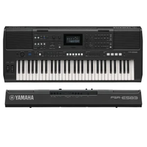 PSR-E583 + PA300 Teclado Electrónico 5/8" - 890 Voces - 345 Estilos - Yamaha.