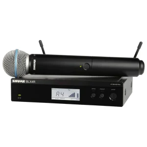 BLX24R/B58 Micrófono Inalámbrico de Mano para Rack con Capsula BETA 58 Shure.